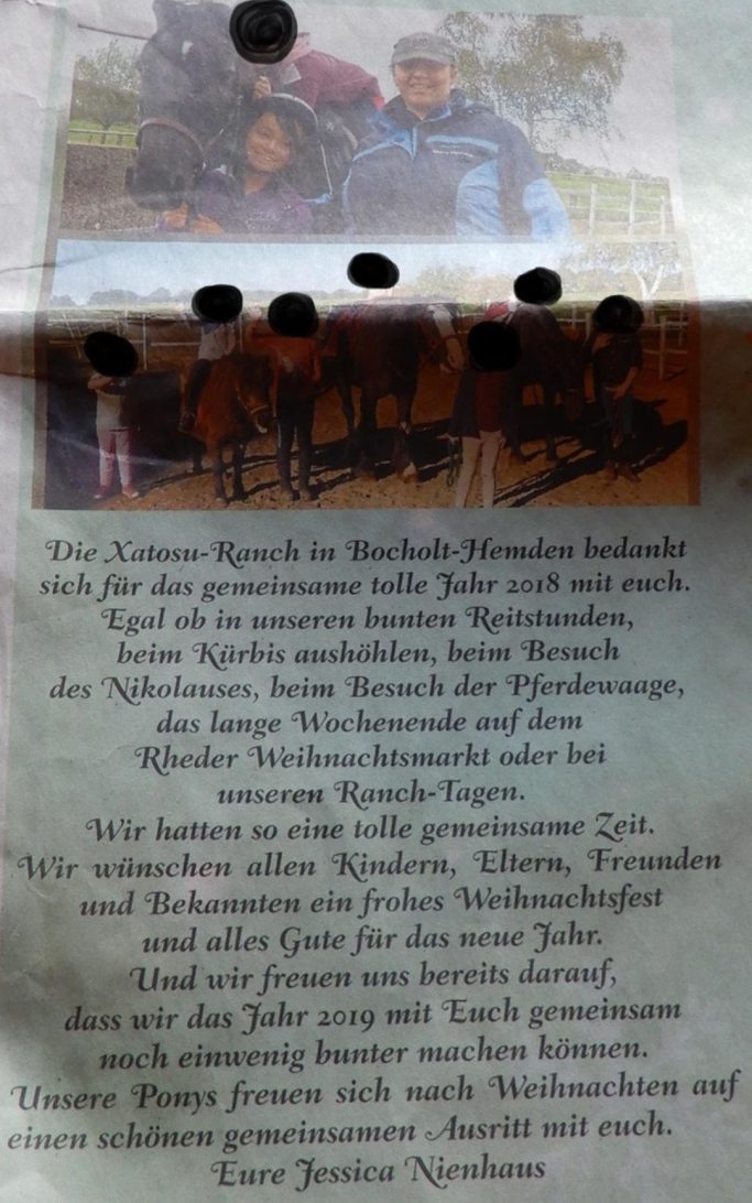 Weihnachtsgrüße 2018